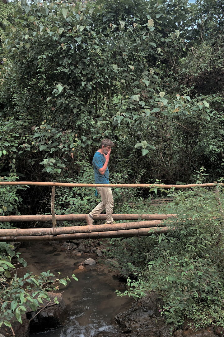 Petr Sič visiting the tea garden and discovering the place through another perspective