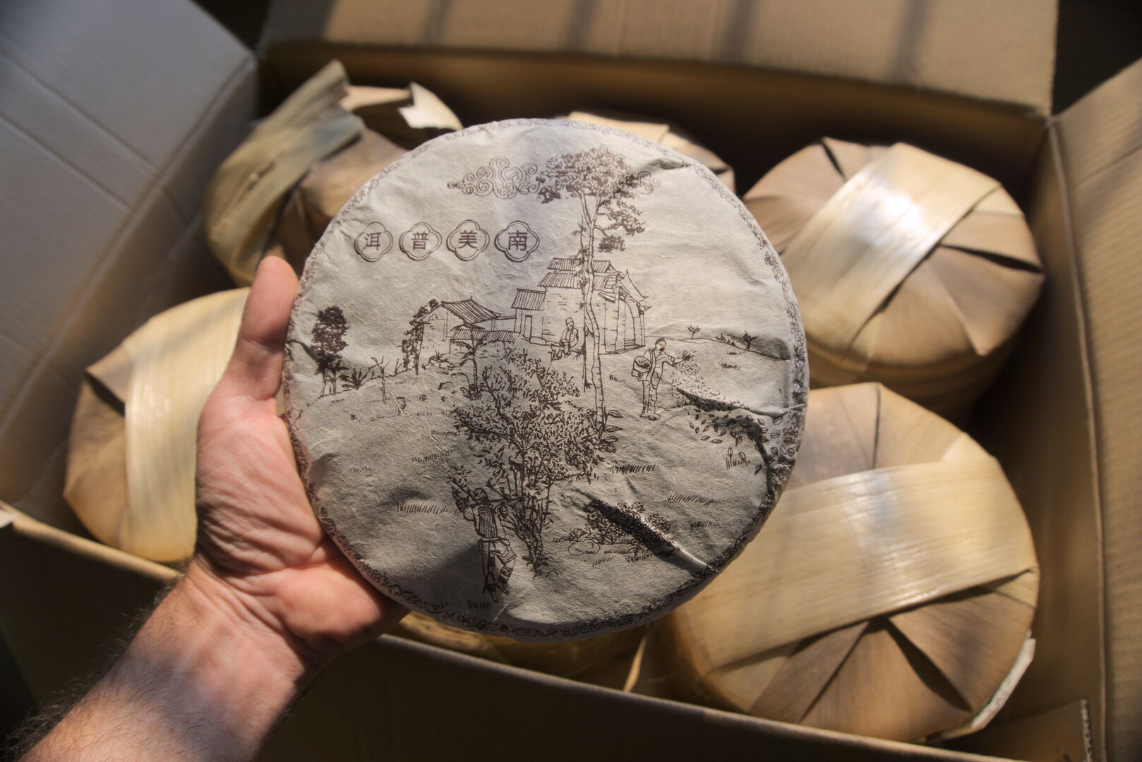 Création d’une édition très limitée de Nanmei vieux arbres au Yunnan, 2019