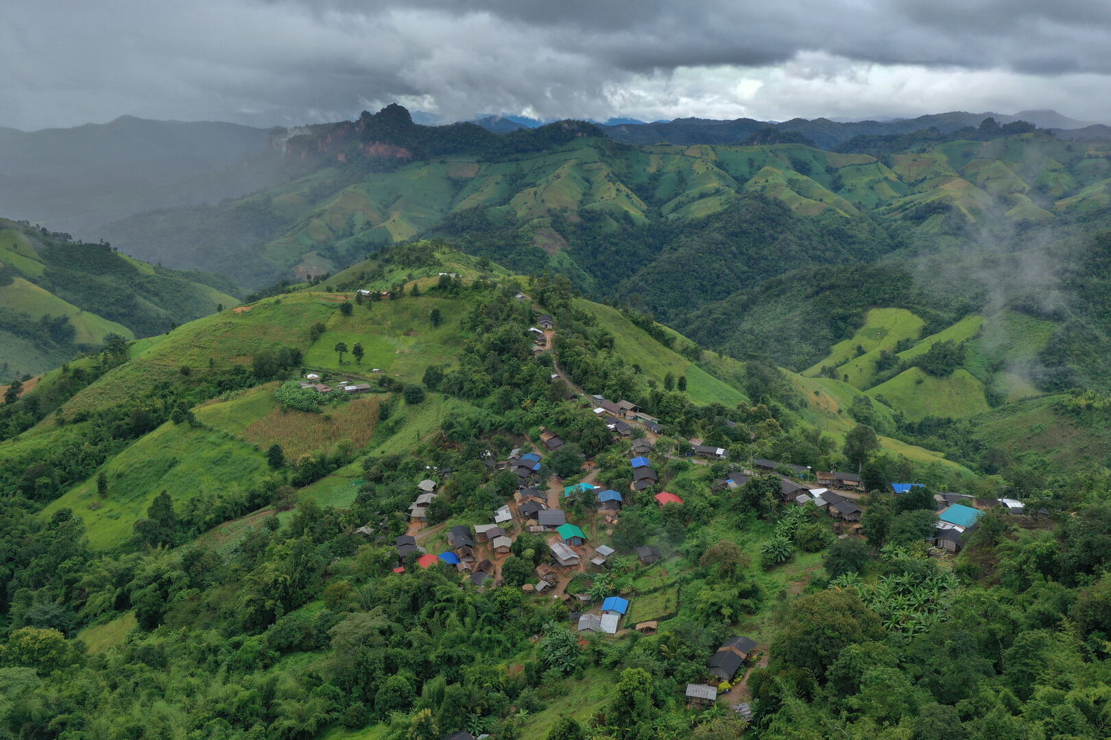 Sourcing de thé à la frontière entre la Thaïlande et l’État shan, 2021 — vue 6