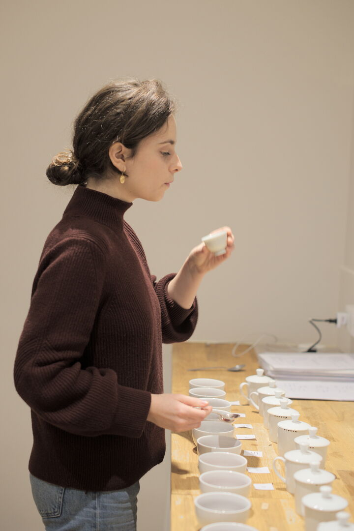 Advanced puerh tea training with Carine Baudry in Paris in 2019, view 4
