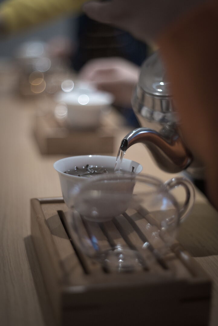 Advanced puerh tea training with Carine Baudry in Paris in 2023, view 4