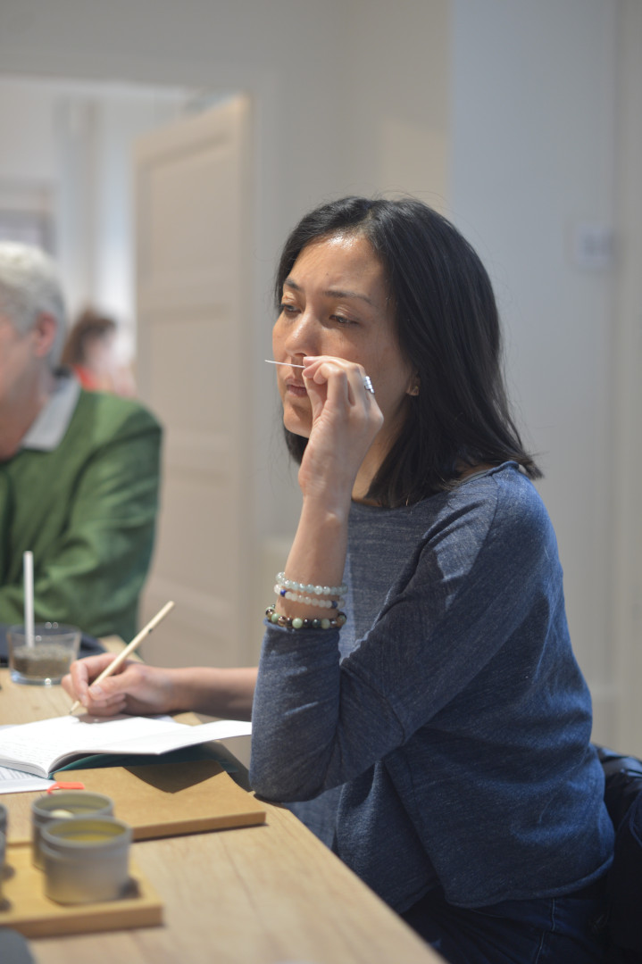 Working with sensory references to analyze puerh tea in 2019, view 2