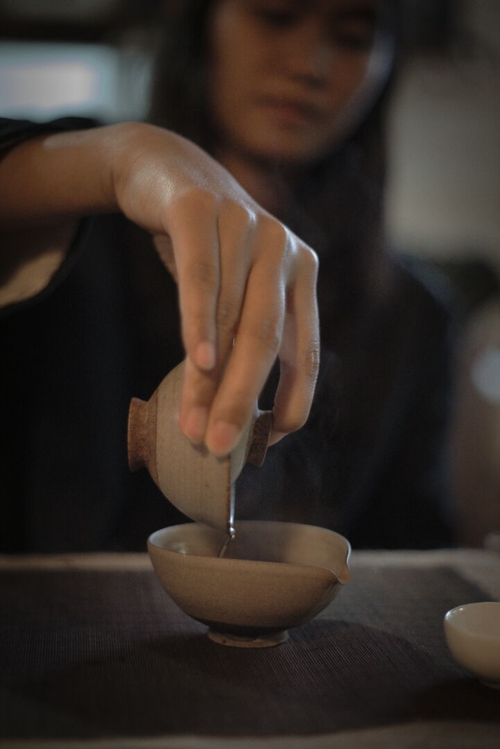 Puerh tea workshop at La Feuille de Thé in Lannion, view 3