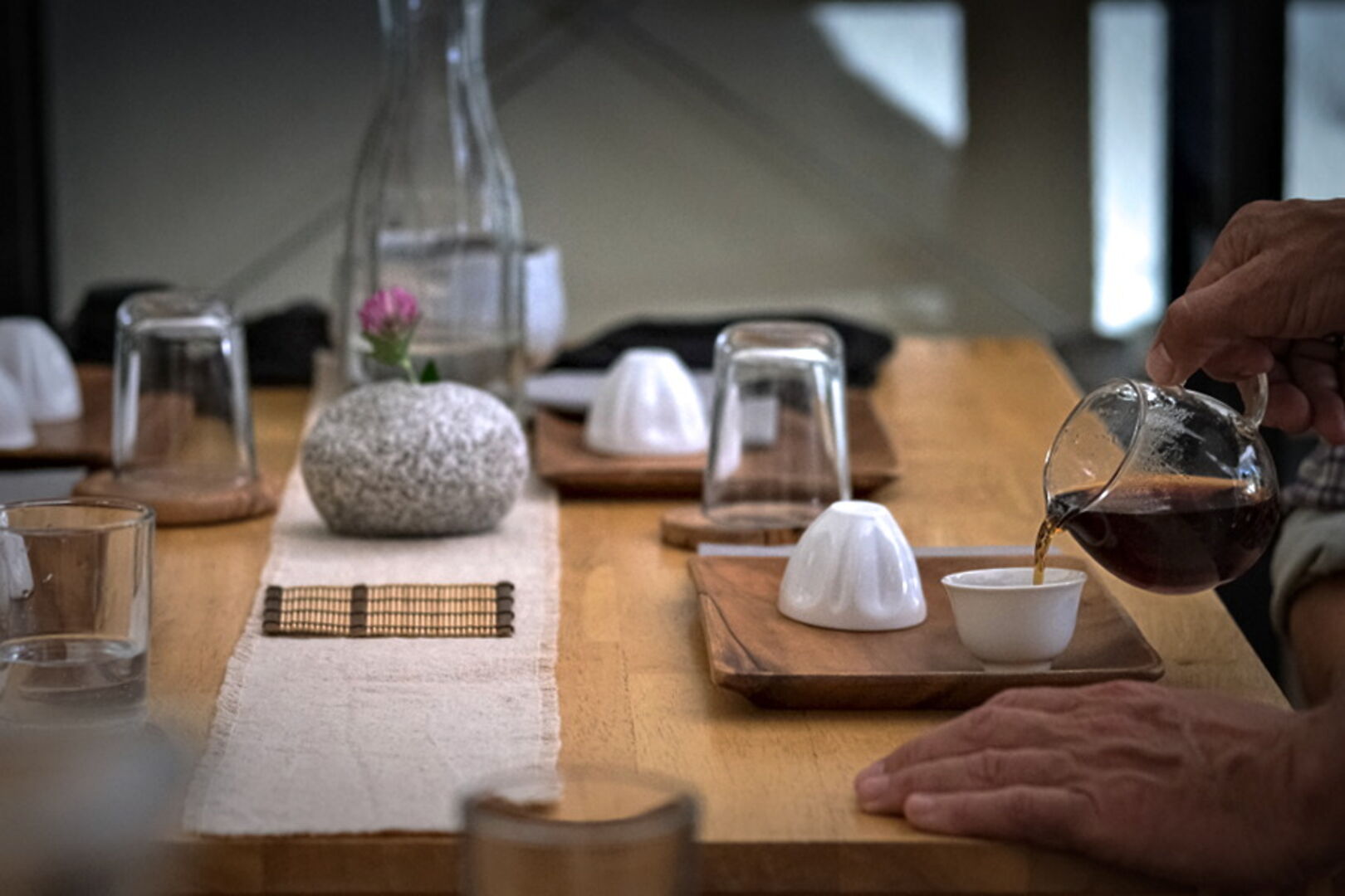 Puerh tea workshop at Tee Kontor Kiel in Germany, view 5