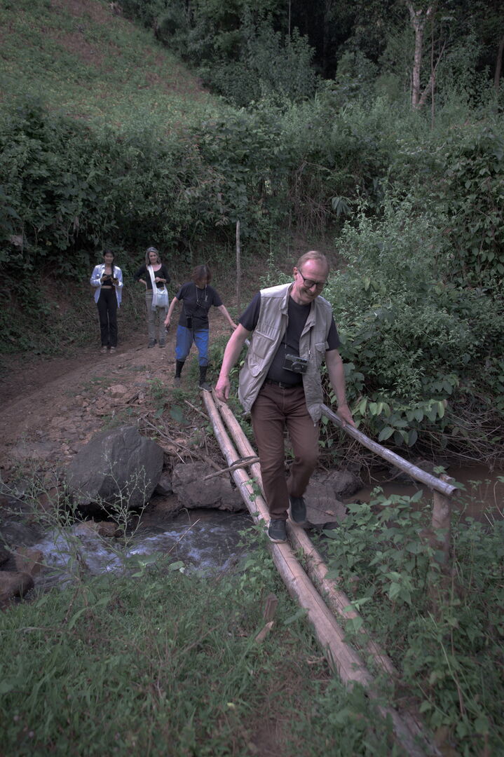 Training in an old tea-tree garden on the Thailand–Shan State border