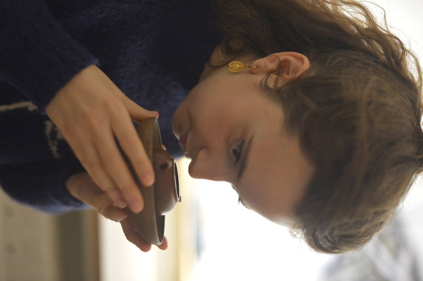 Work on sensory vocabulary for tea during the 2019 advanced training